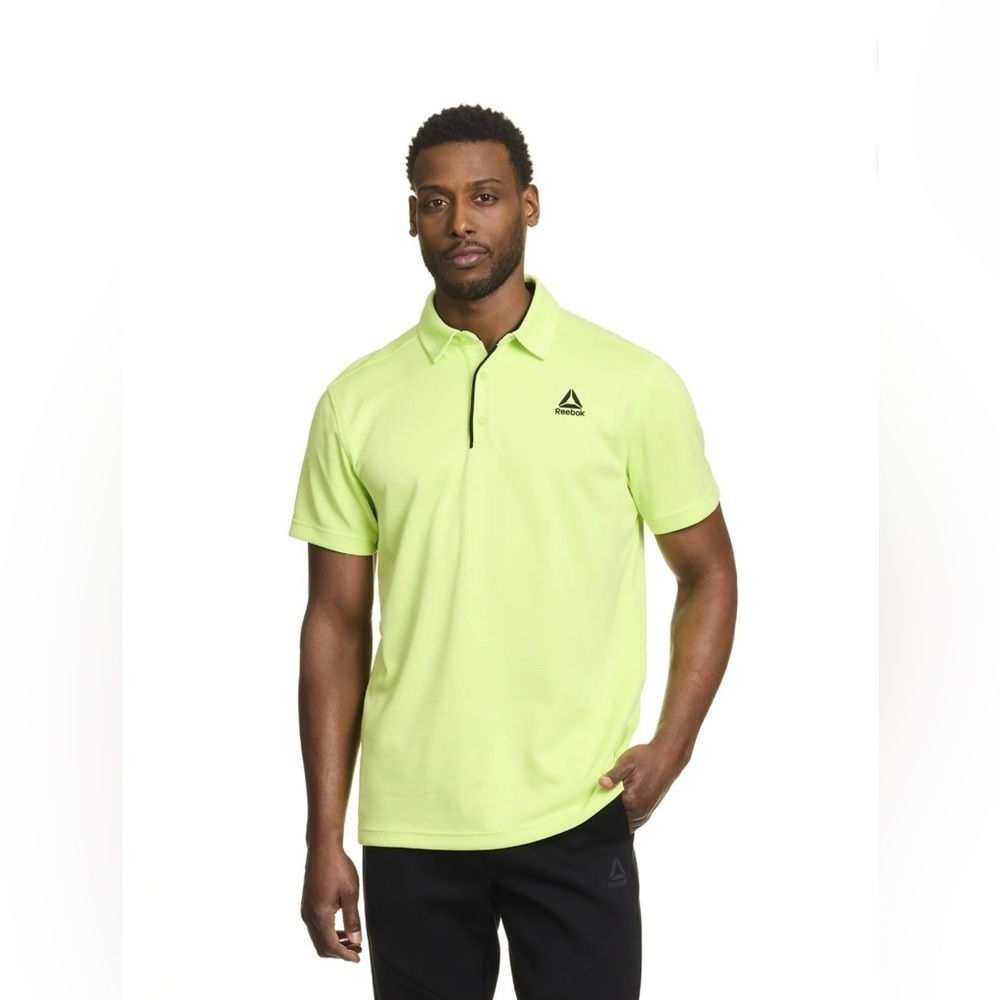 Reebok Men's Bright Lime Polo Shirt